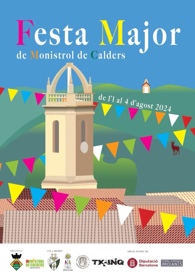 Cartel de las fiestas de Monistrol de Calders