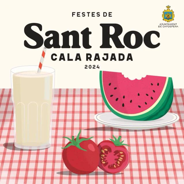 Cartel de las fiestas de Cala Rajada