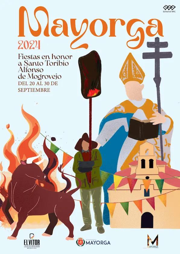 Cartel de las fiestas de Mayorga