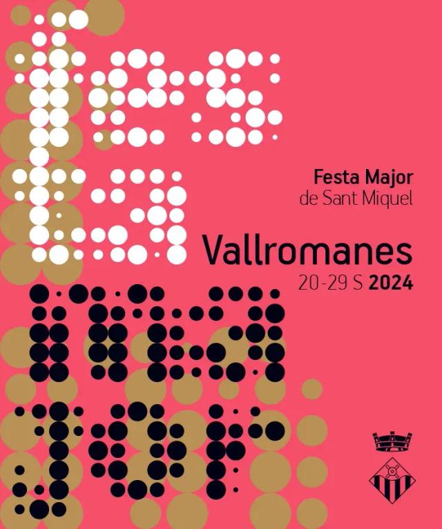 Cartel de las fiestas de Vallromanes