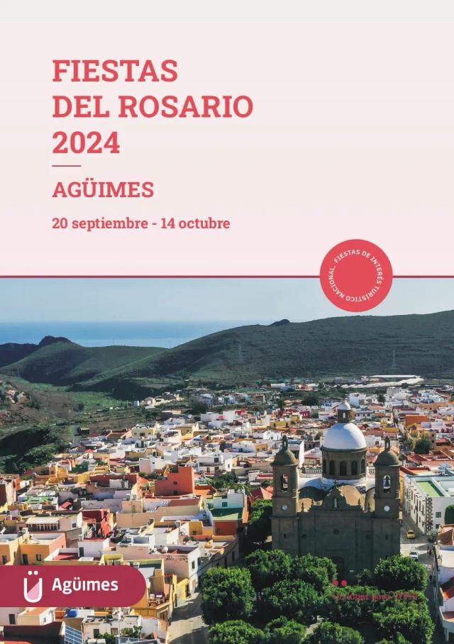 Cartel de las fiestas de Agüimes