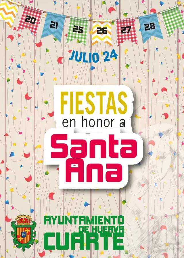 Cartel de las fiestas de Cuarte de Huerva