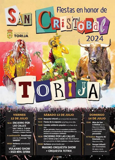 Cartel de las fiestas de Torija