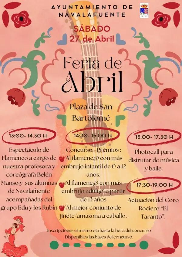 Cartel de las fiestas de Navalafuente