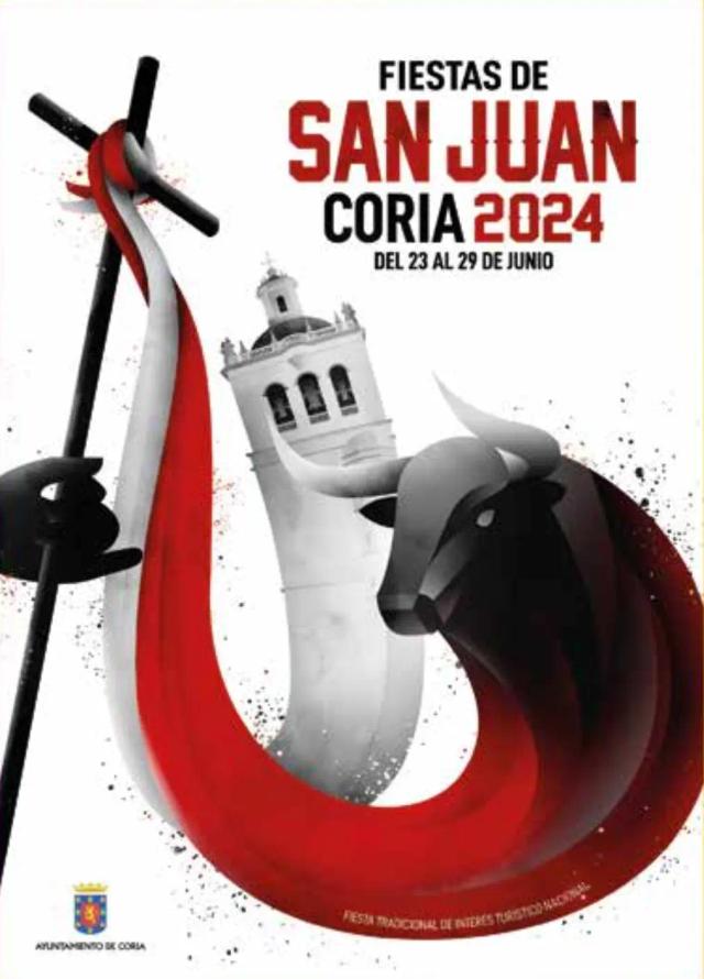 Cartel de las fiestas de Coria