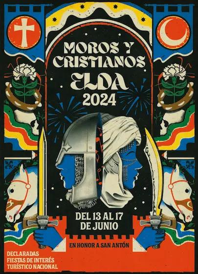 Cartel de las fiestas de Elda