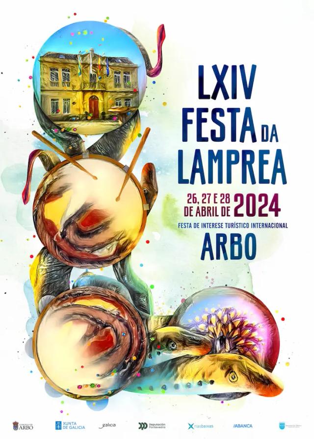 Cartel de las fiestas de Arbo