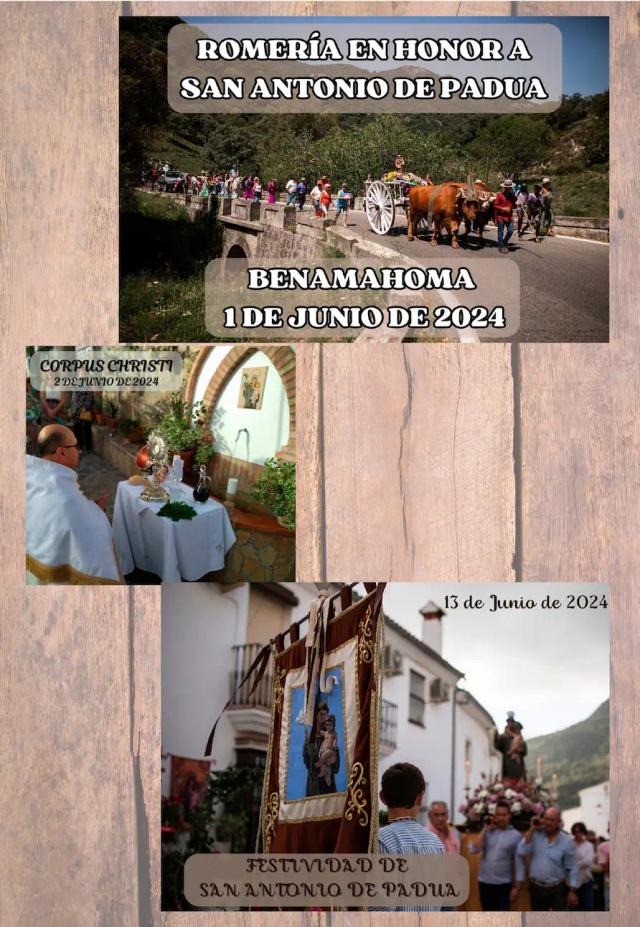 Cartel de las fiestas de Grazalema