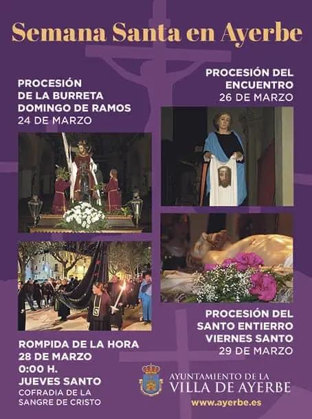 Cartel de fiestas | Semana Santa Ayerbe