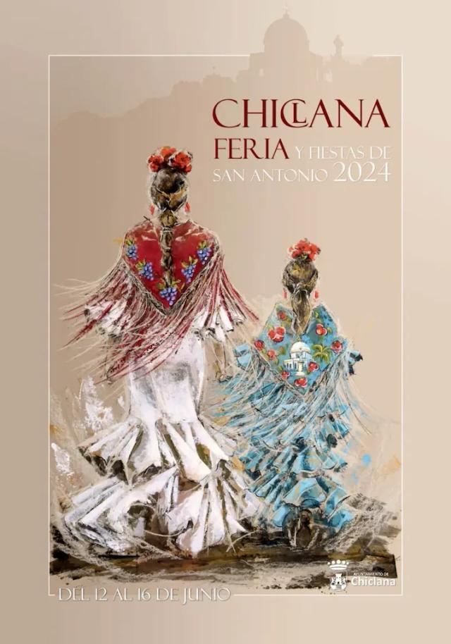 Cartel de las fiestas de Chiclana de la Frontera