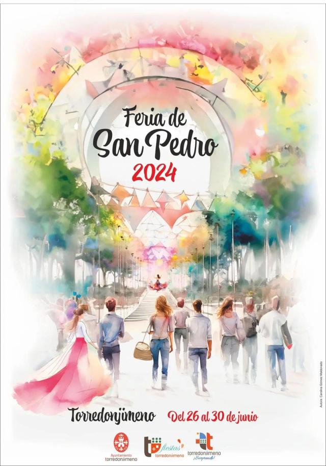 Cartel de las fiestas de Torredonjimeno