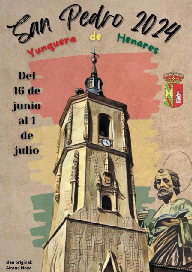 Cartel de las fiestas de Yunquera de Henares