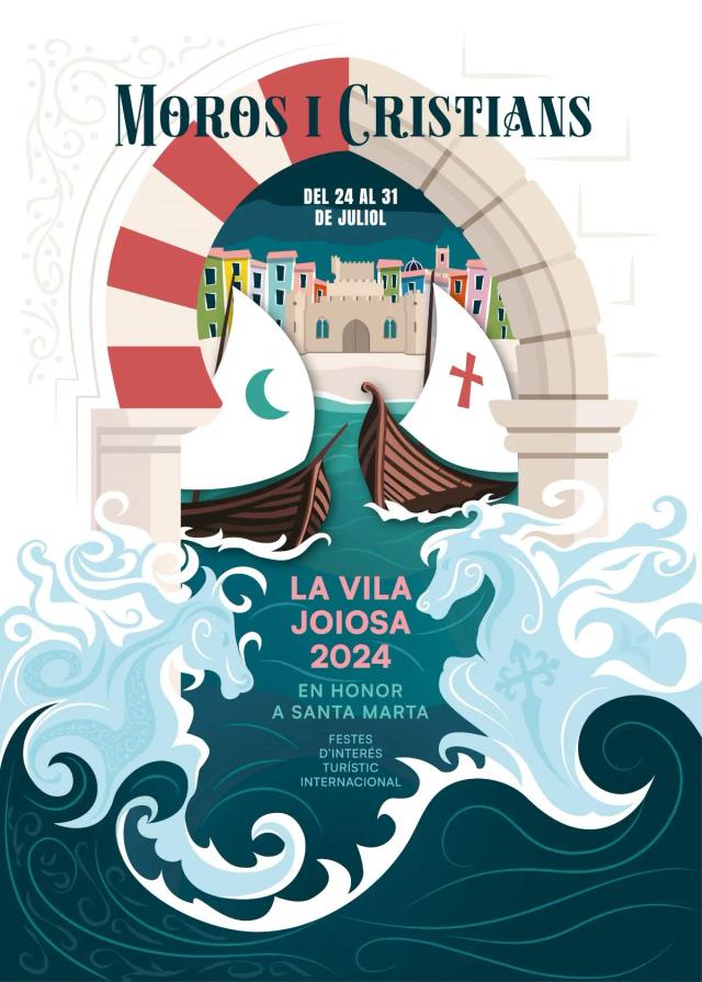 Cartel de las fiestas de la Vila Joiosa/Villajoyosa