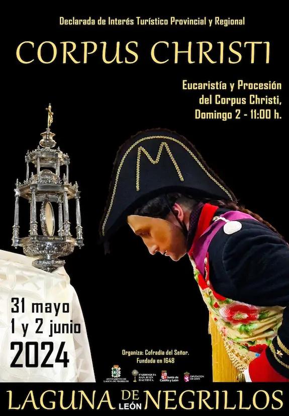 Cartel de las fiestas de Laguna de Negrillos