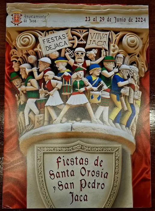 Cartel de fiestas | Santa Orosia y San Pedro