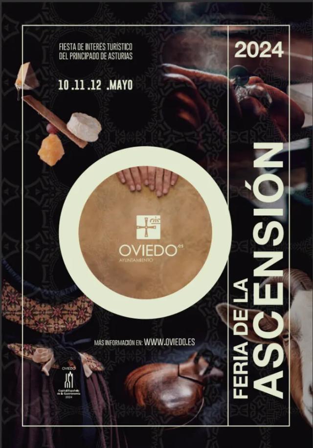 Cartel de las fiestas de Oviedo/Uviéu