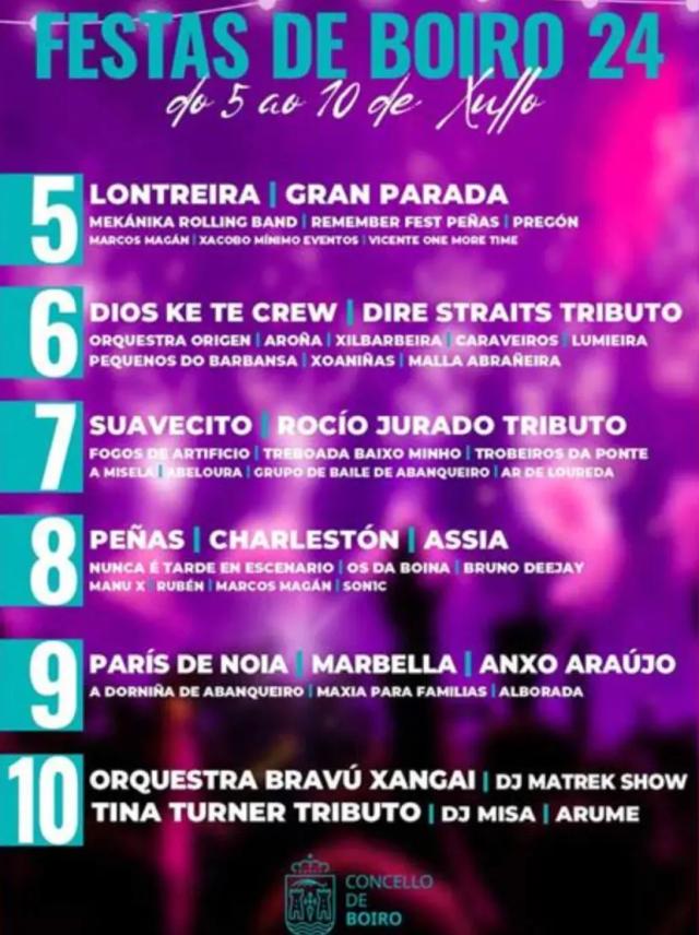 Cartel de fiestas | Fiestas Boiro