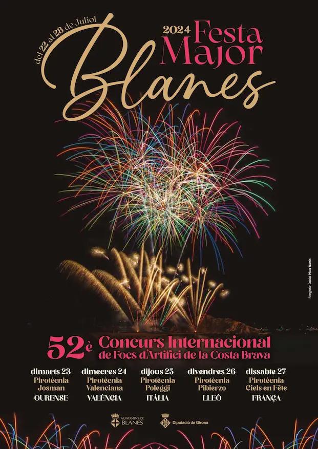 Cartel de las fiestas de Blanes