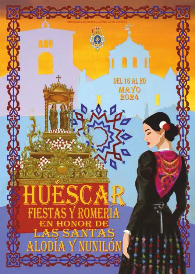 Cartel de las fiestas de Huéscar