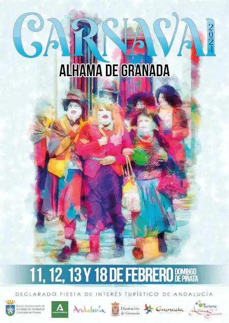 Cartel de las fiestas de Alhama de Granada