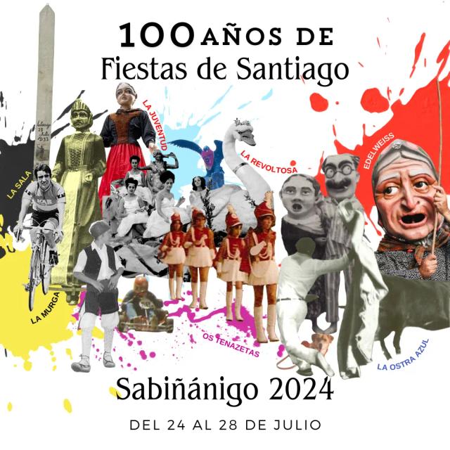 Cartel de las fiestas de Sabiñánigo