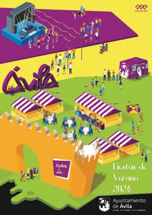 Cartel de las fiestas de Ávila