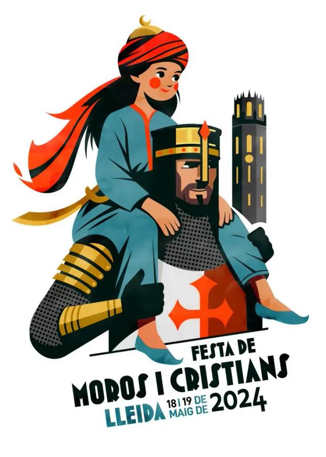 Cartel de las fiestas de Lleida