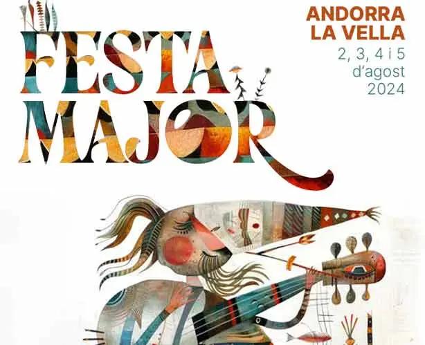 Cartel de las fiestas de Andorra la Vieja