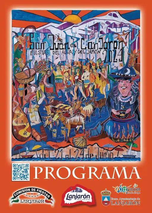 Cartel de las fiestas de Lanjarón