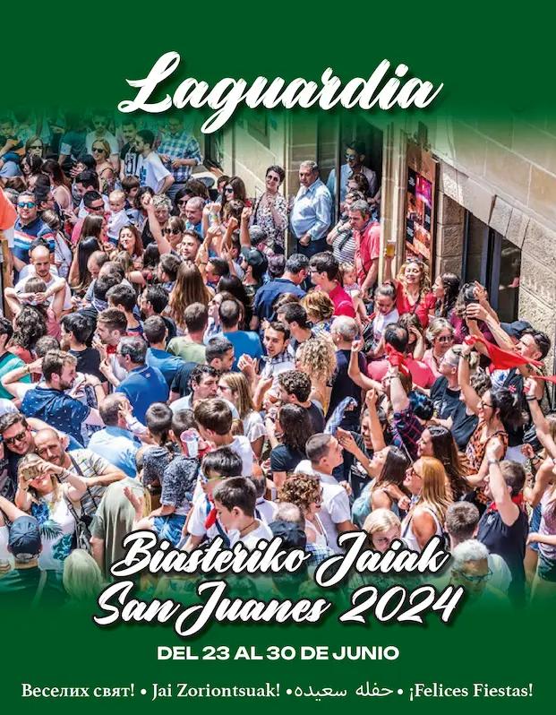 Cartel de las fiestas de Laguardia/Biasteri