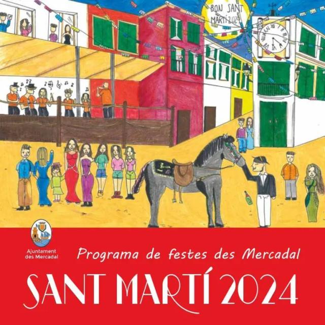 Cartel de las fiestas de Es Mercadal