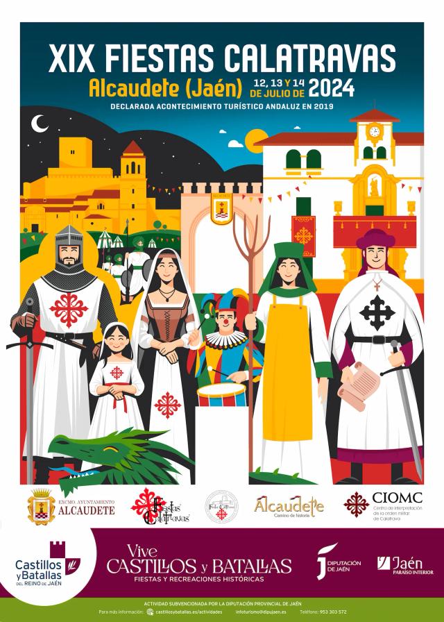 Cartel de las fiestas de Alcaudete