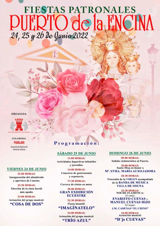 Cartel de fiestas | Puerto de la Encina