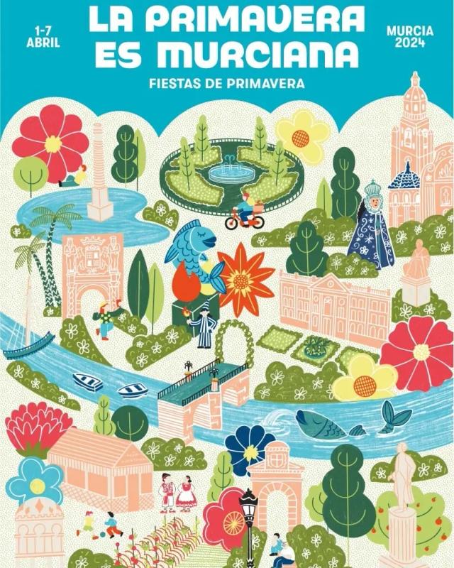 Cartel de las fiestas de Murcia