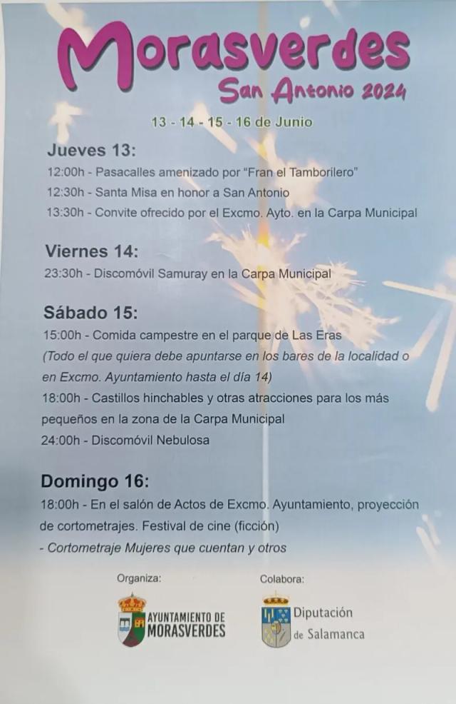 Cartel de las fiestas de Morasverdes