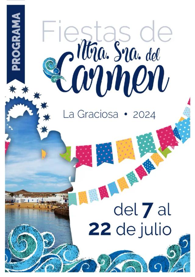 Cartel de las fiestas de La Graciosa