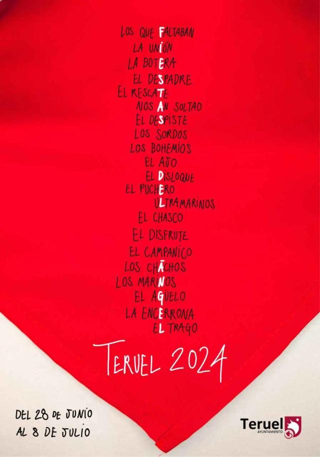 Cartel de las fiestas de Teruel