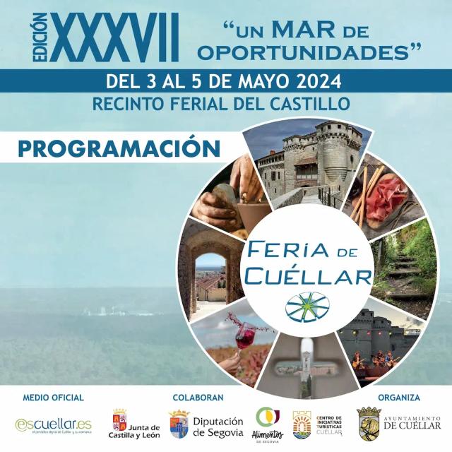 Cartel de las fiestas de Cuéllar