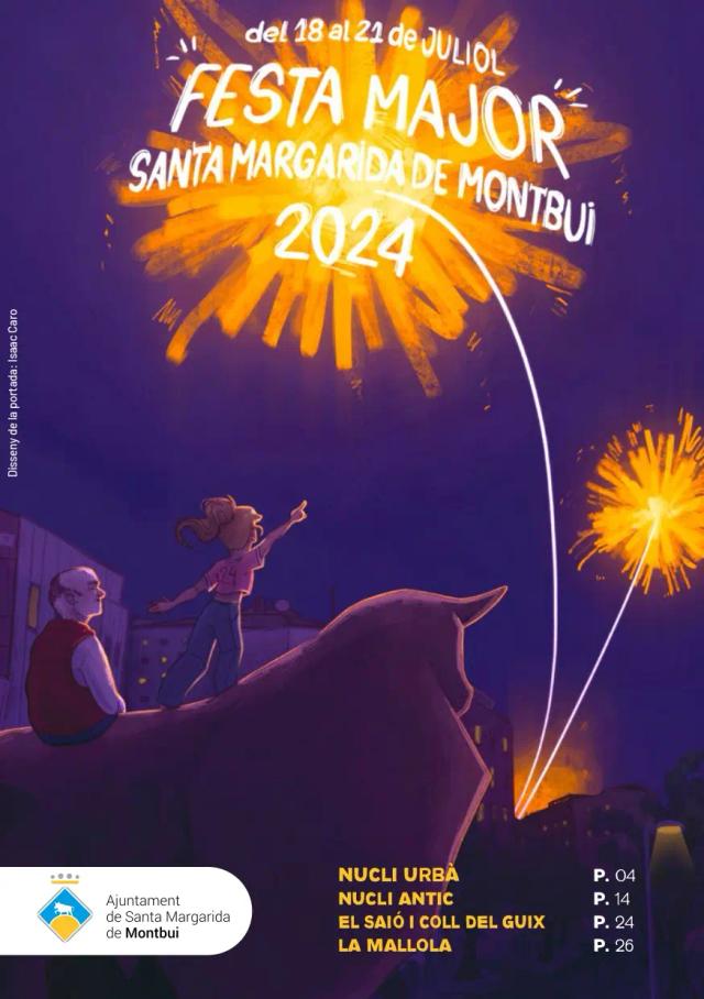 Cartel de las fiestas de Santa Margarida de Montbui