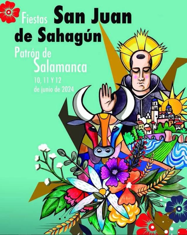 Cartel de las fiestas de Sahagún