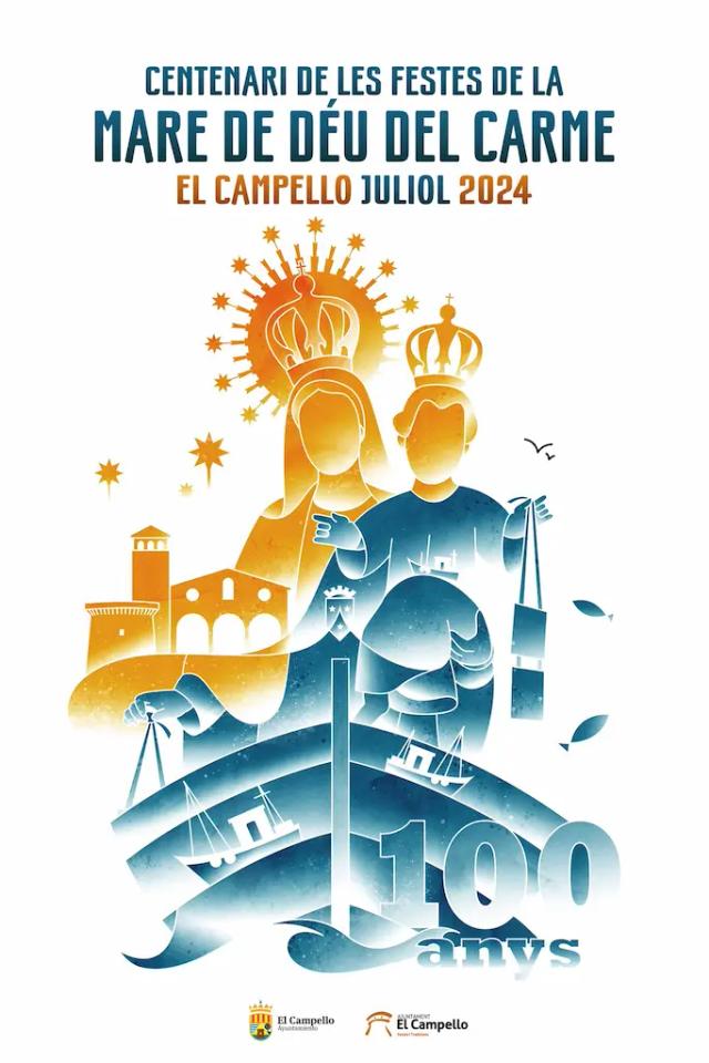 Cartel de las fiestas de el Campello