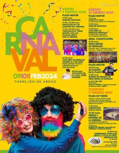 Cartel de fiestas | Carnaval Torrejón de Ardoz