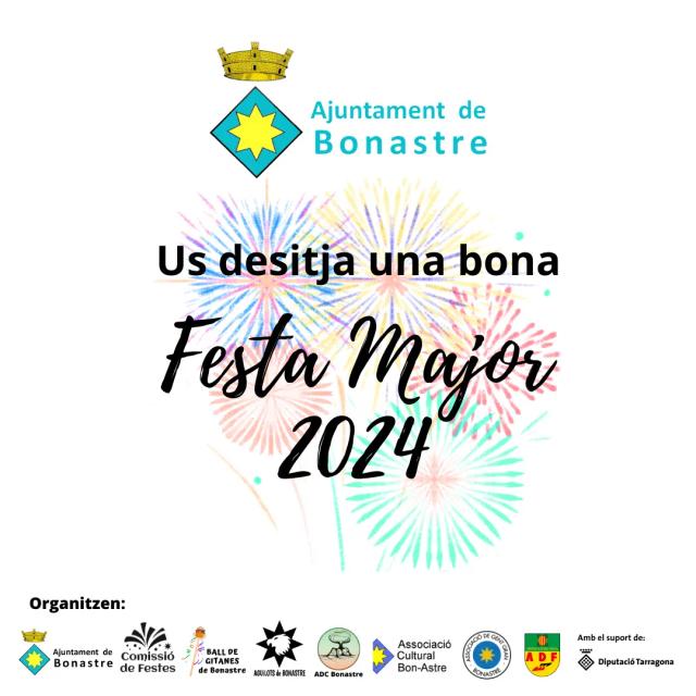 Cartel de las fiestas de Bonastre