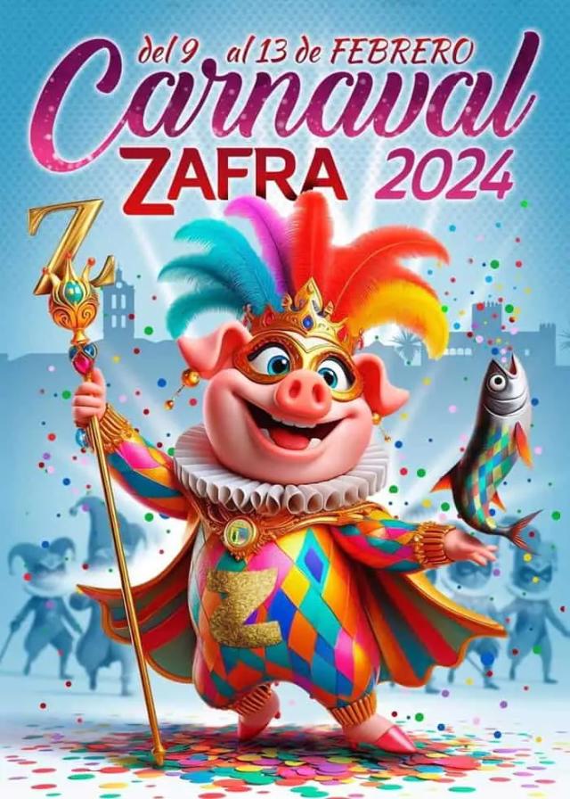 Cartel de las fiestas de Zafra