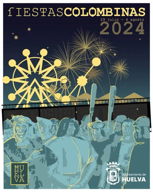 Cartel de las fiestas de Huelva